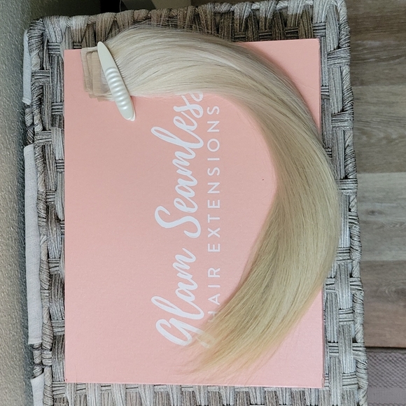Glam Seamless Other - Glam Seamless Remi Hair Extensions 19" Platinum Blonde